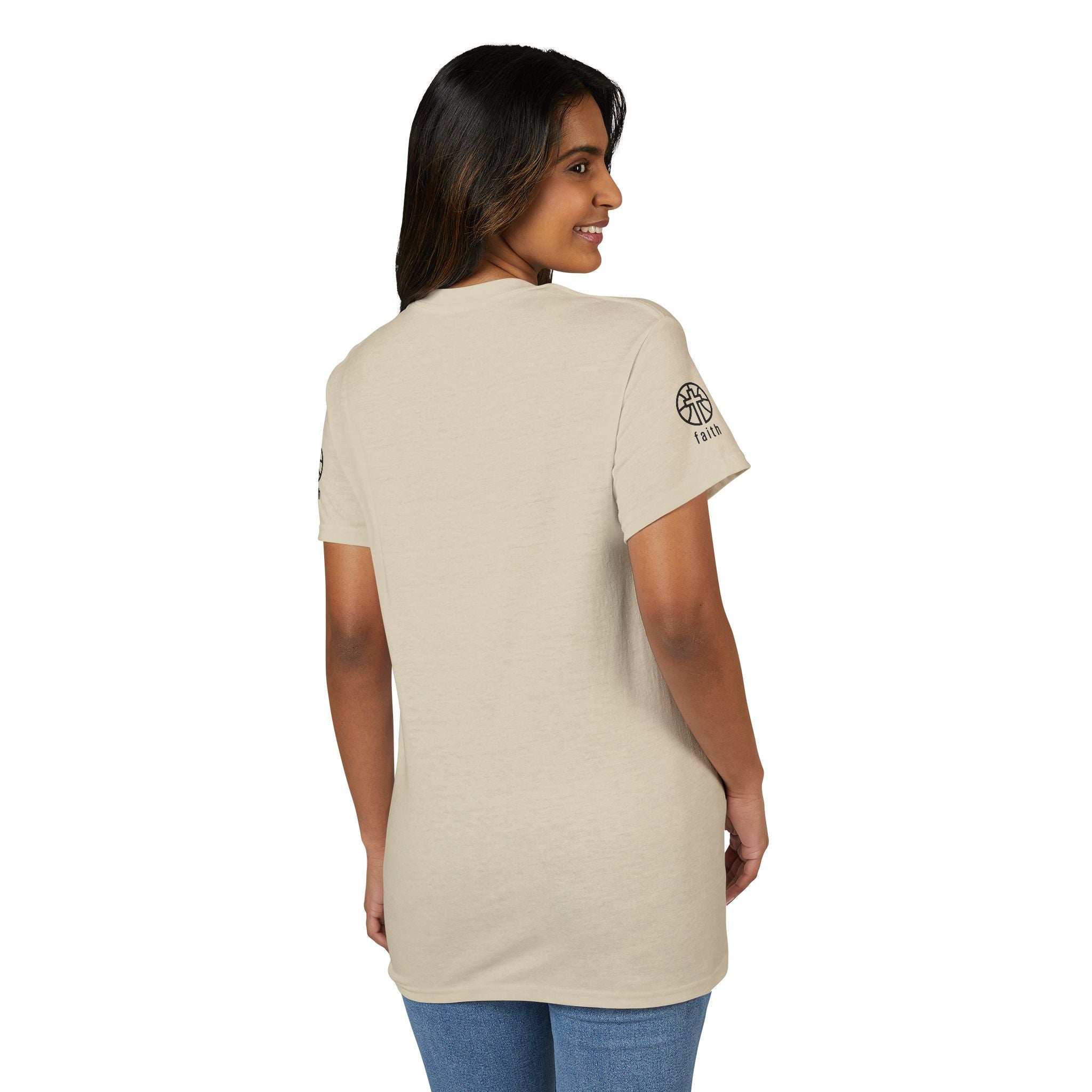 Just Hoops Basketball T-Shirt - Faith on Sleeve.