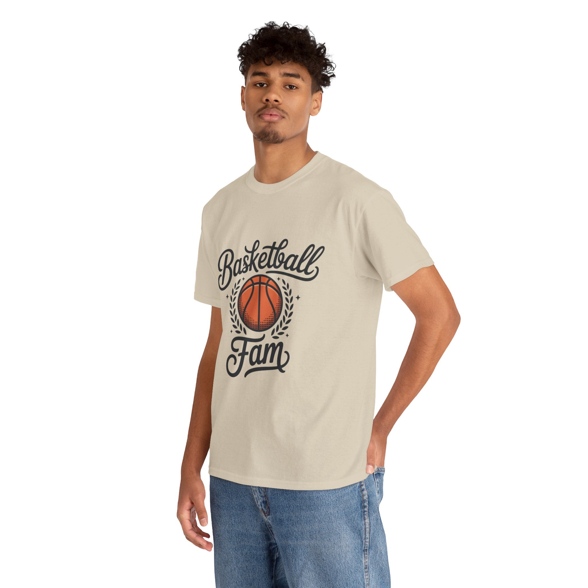 Basketball Family Unisex Heavy Cotton Tee