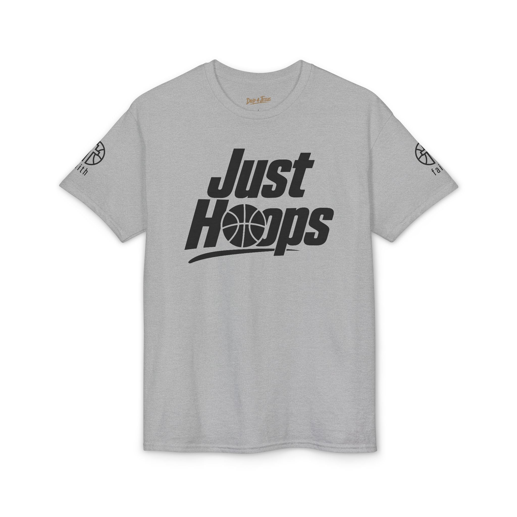 Just Hoops Basketball T-Shirt - Faith on Sleeve.