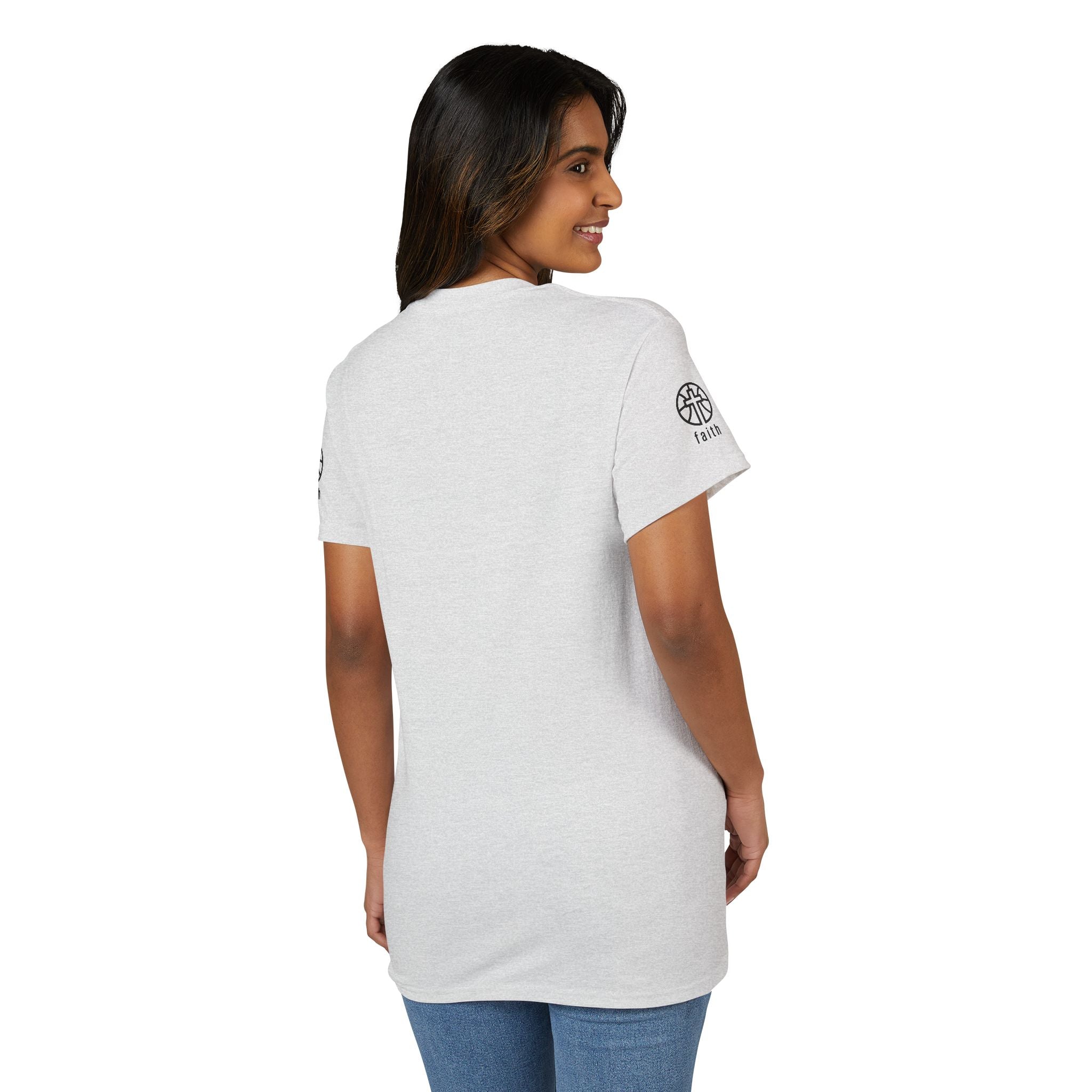 Just Hoops Basketball T-Shirt - Faith on Sleeve.