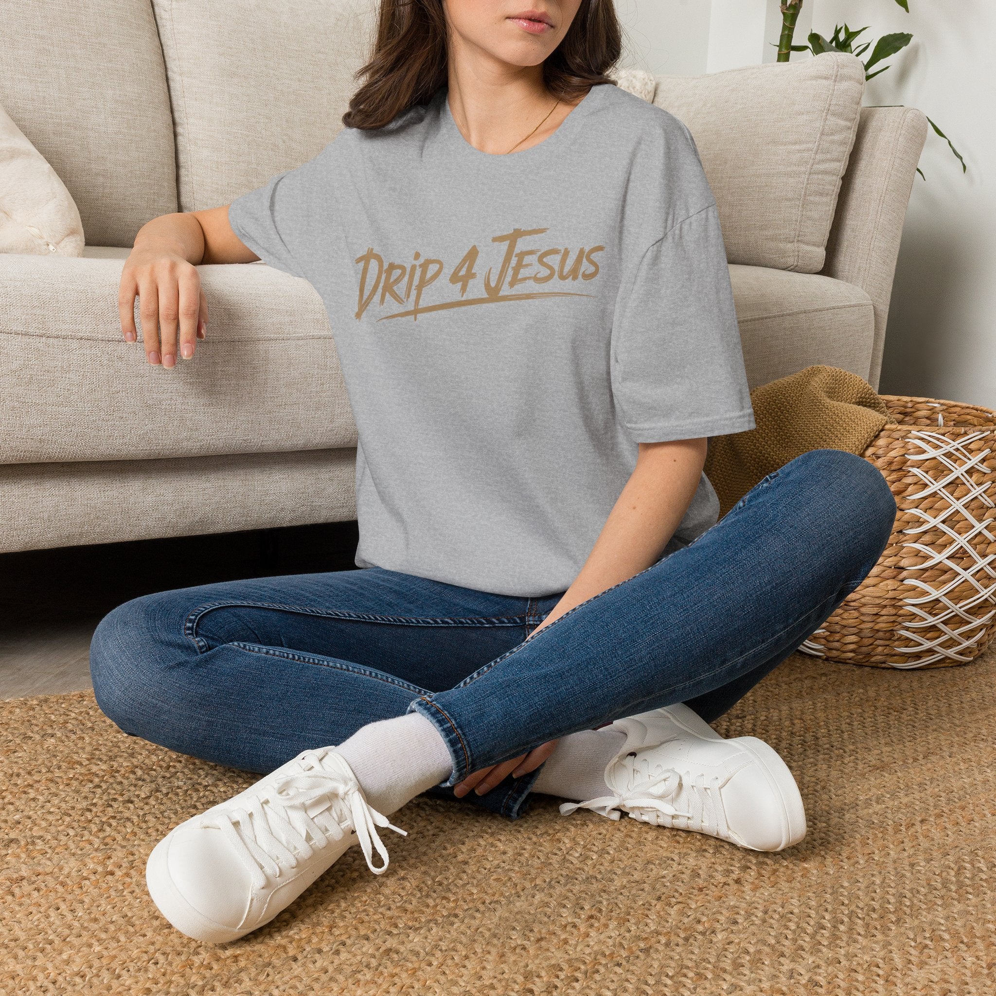 Drip 4 Jesus T-shirt - Simple Cross