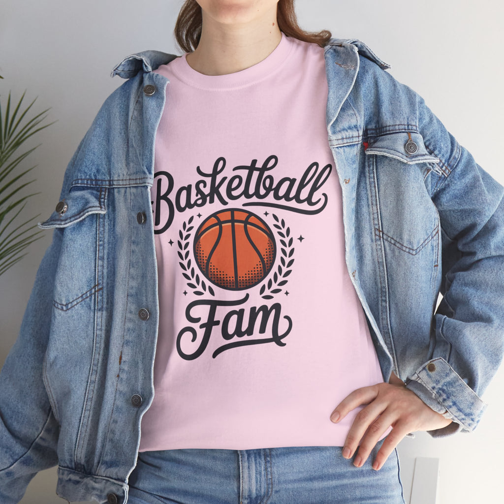 Basketball Family Unisex Heavy Cotton Tee