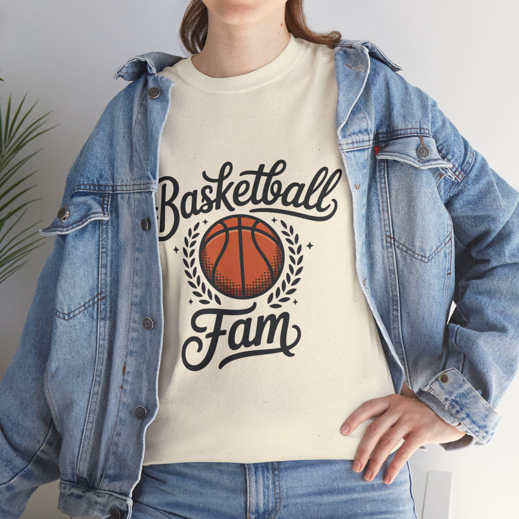 Basketball Family Unisex Heavy Cotton Tee