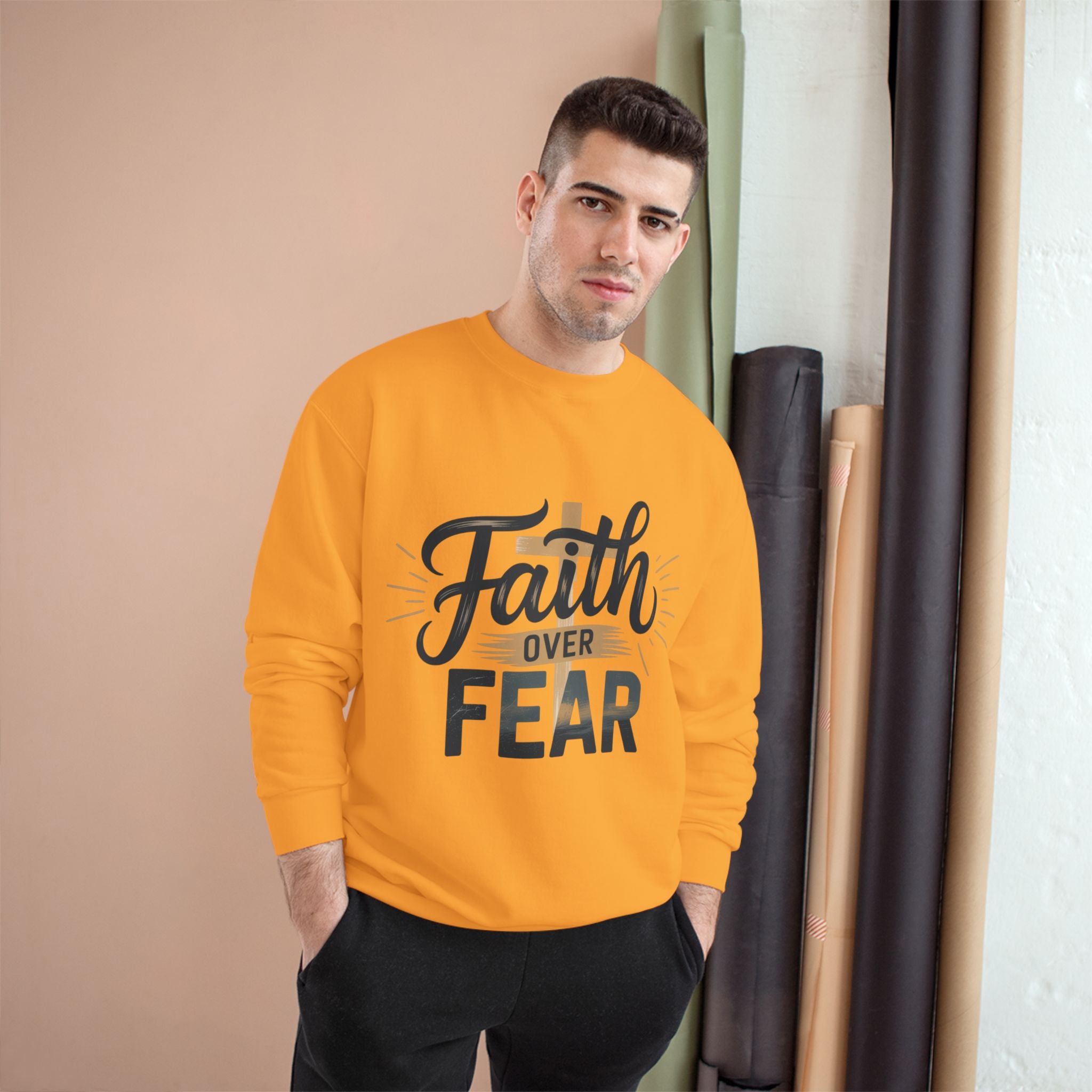 Faith Over Fear Champion Sweatshirt