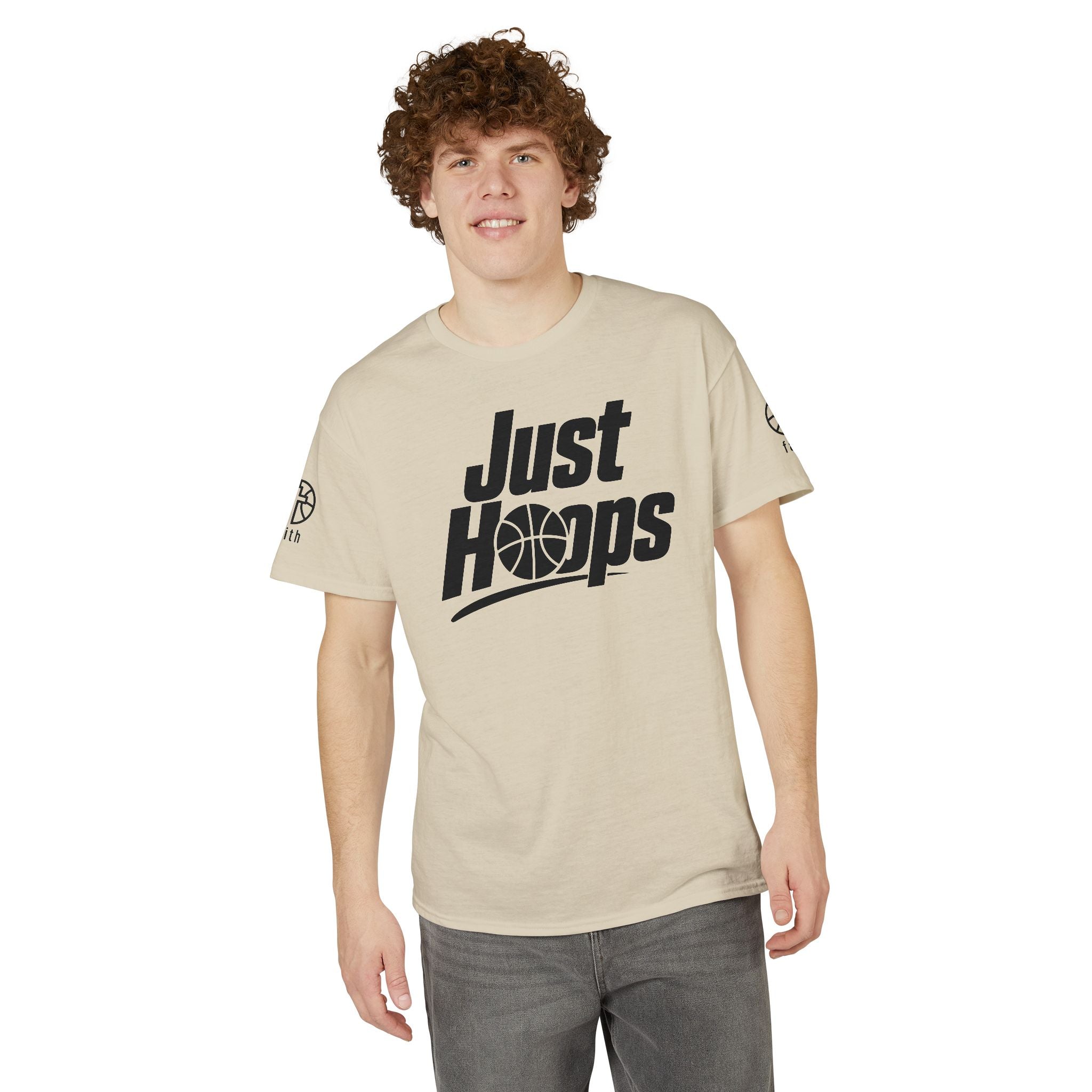 Just Hoops Basketball T-Shirt - Faith on Sleeve.
