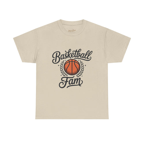 Basketball Family Unisex Heavy Cotton Tee
