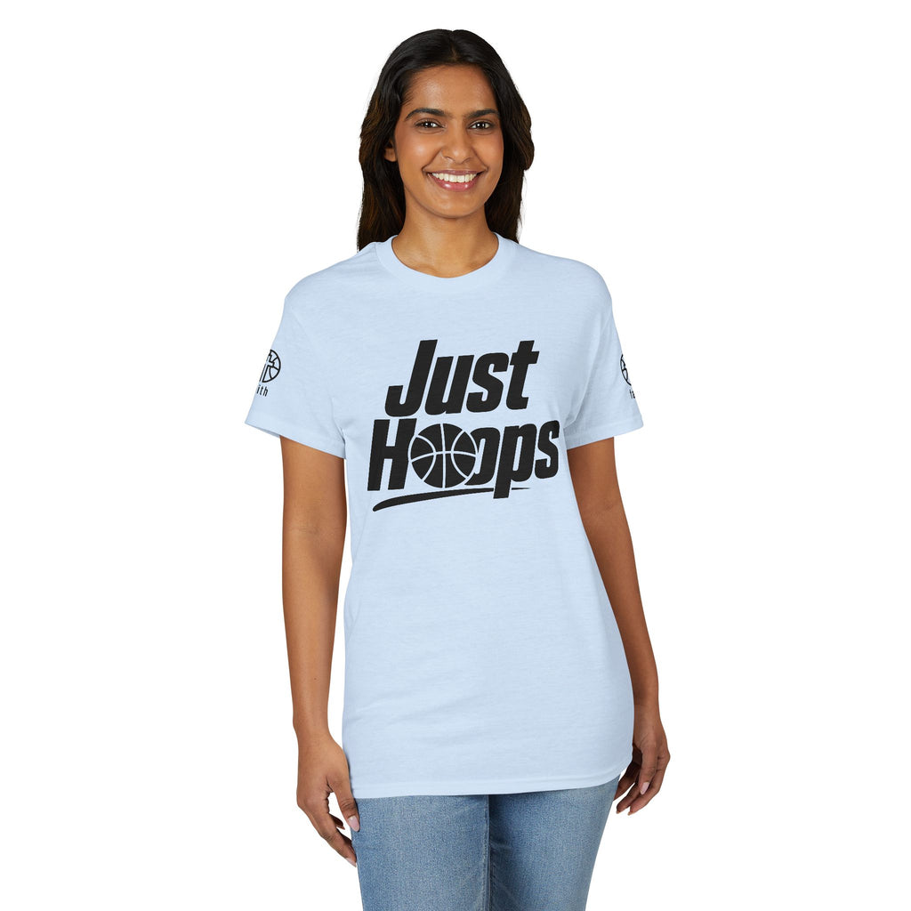 Just Hoops Basketball T-Shirt - Faith on Sleeve.