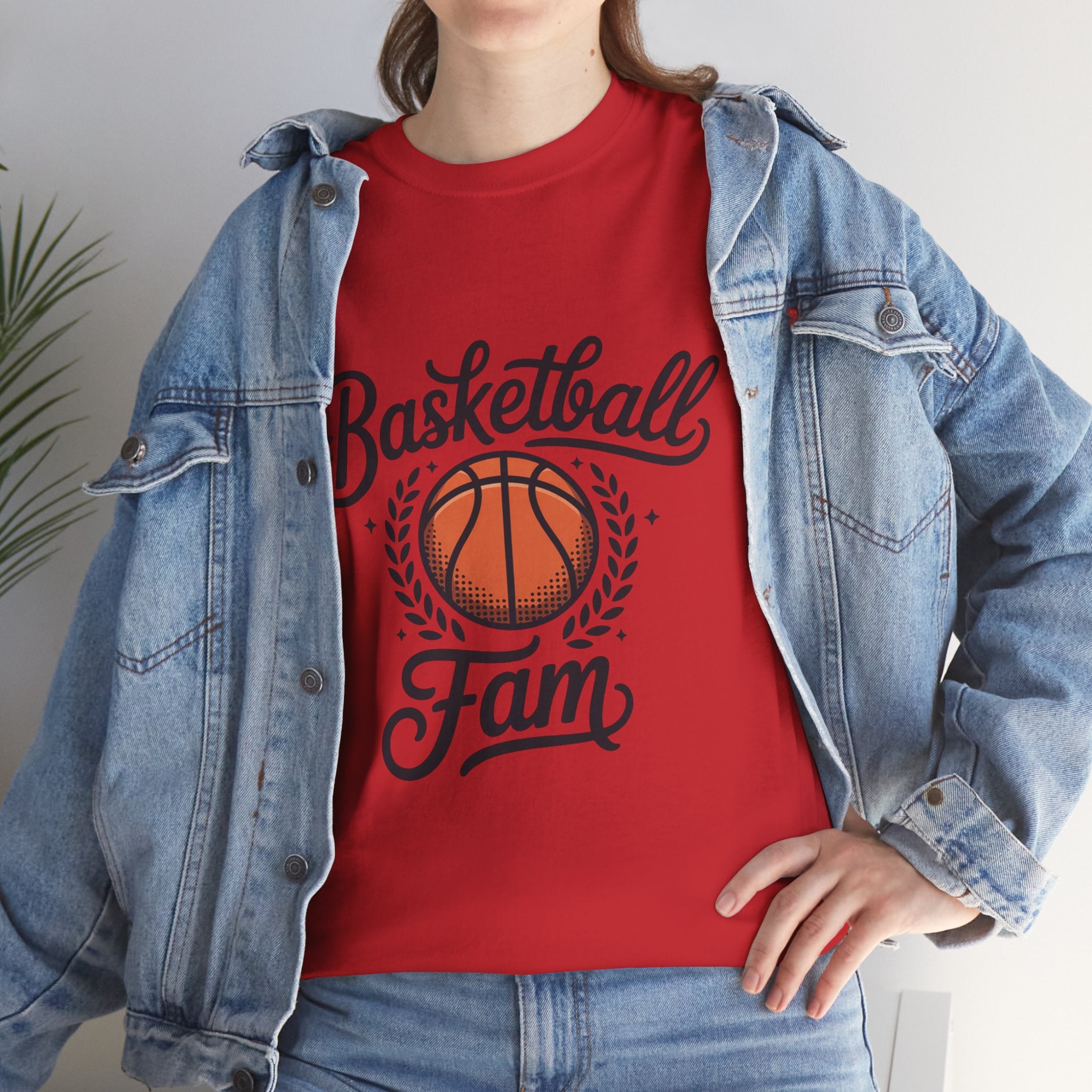 Basketball Family Unisex Heavy Cotton Tee