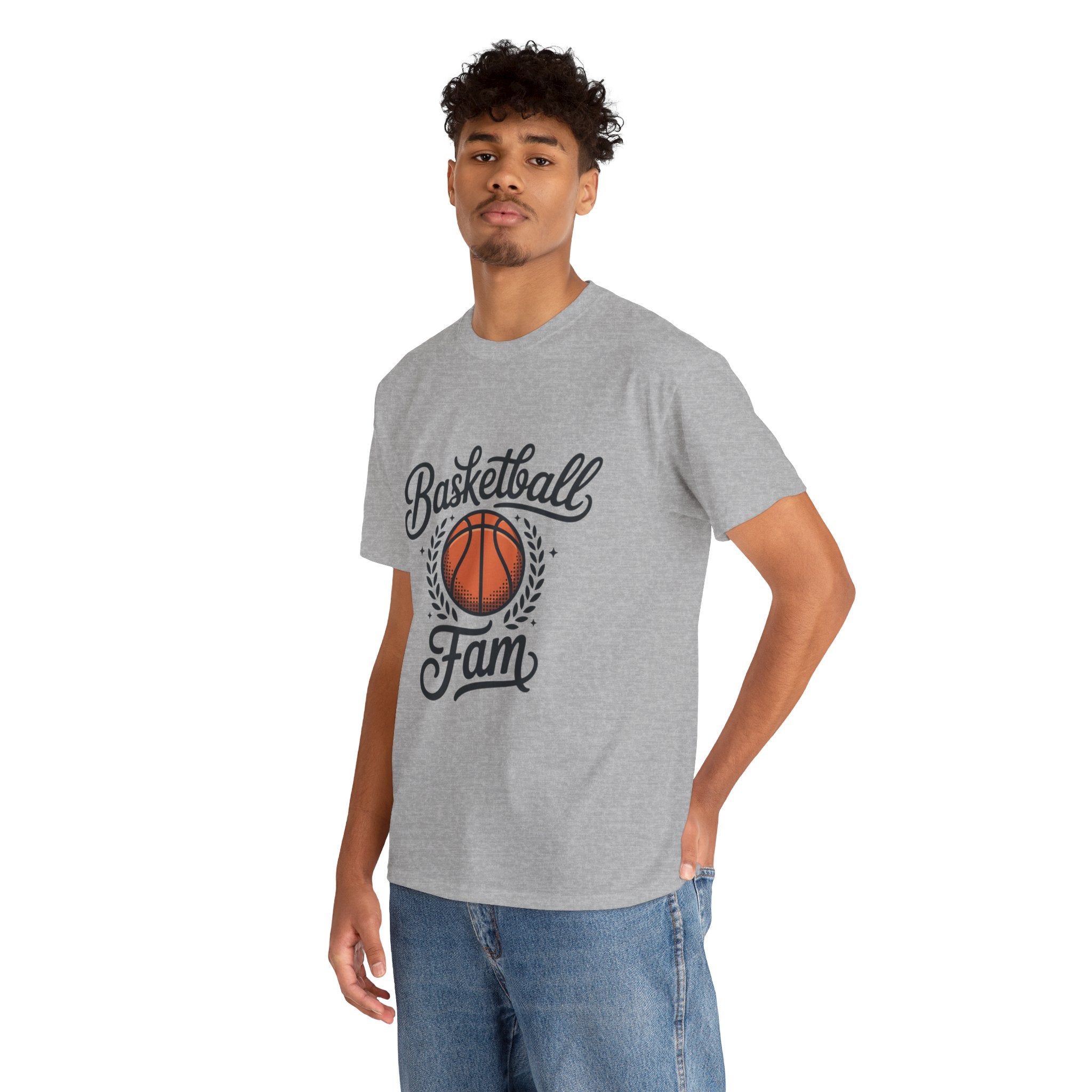 Basketball Family Unisex Heavy Cotton Tee
