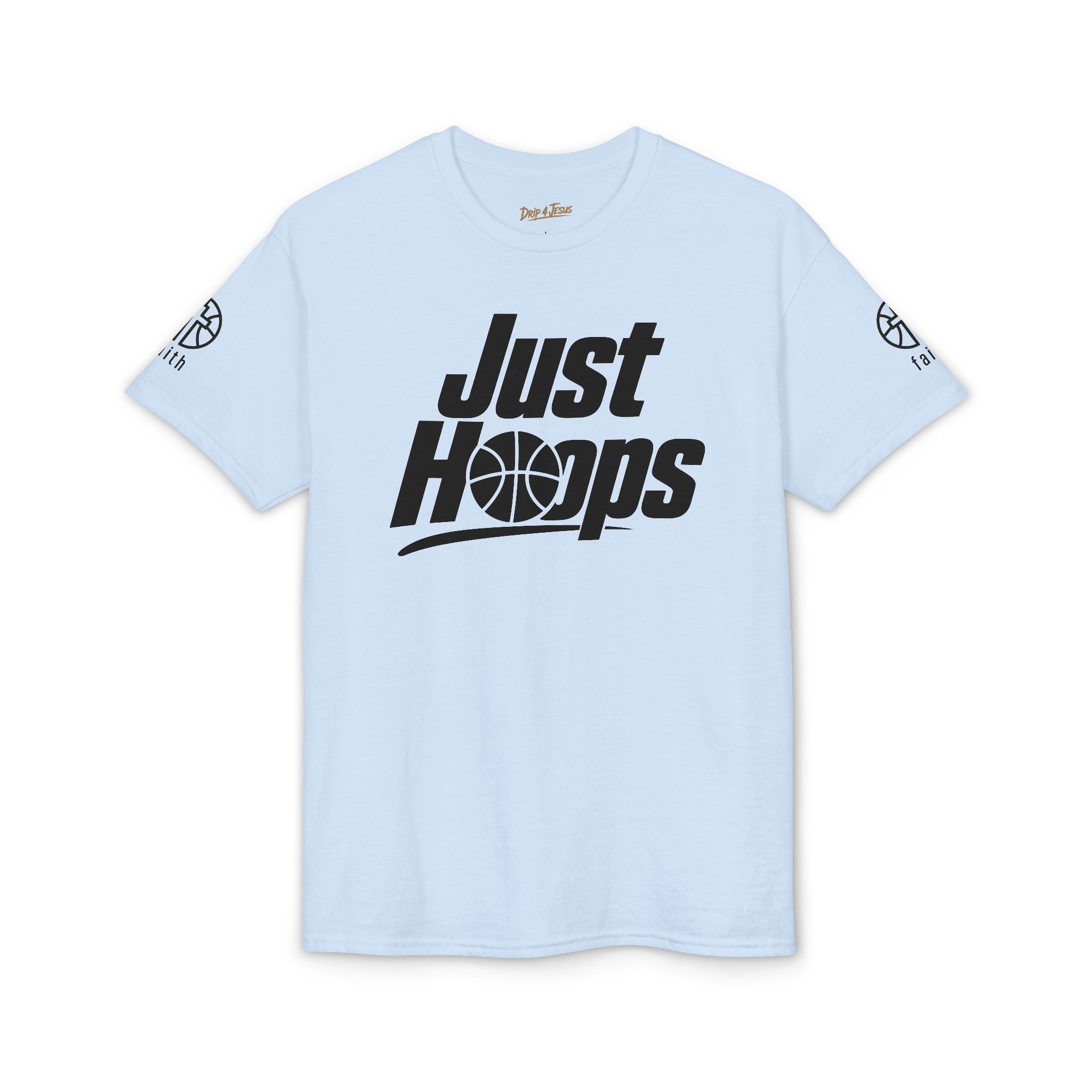 Just Hoops Basketball T-Shirt - Faith on Sleeve.