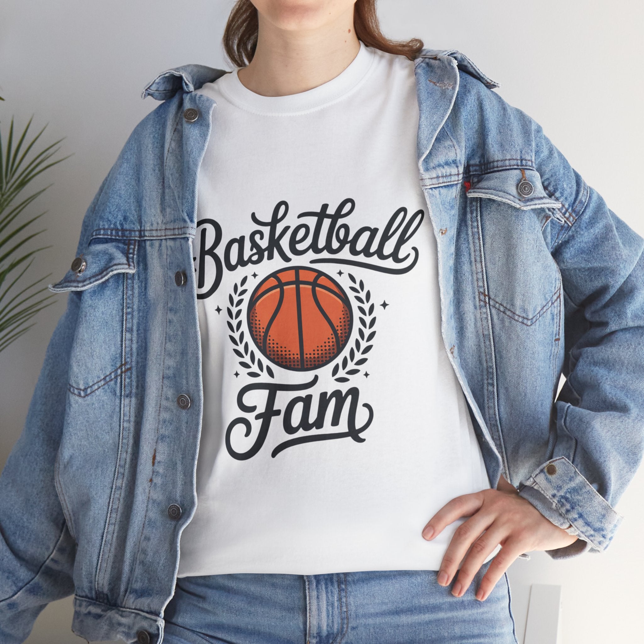 Basketball Family Unisex Heavy Cotton Tee