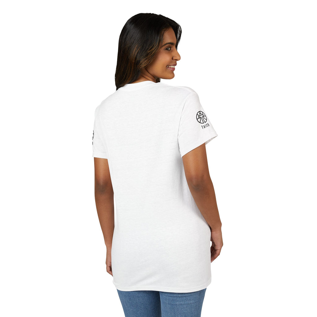 Just Hoops Basketball T-Shirt - Faith on Sleeve.
