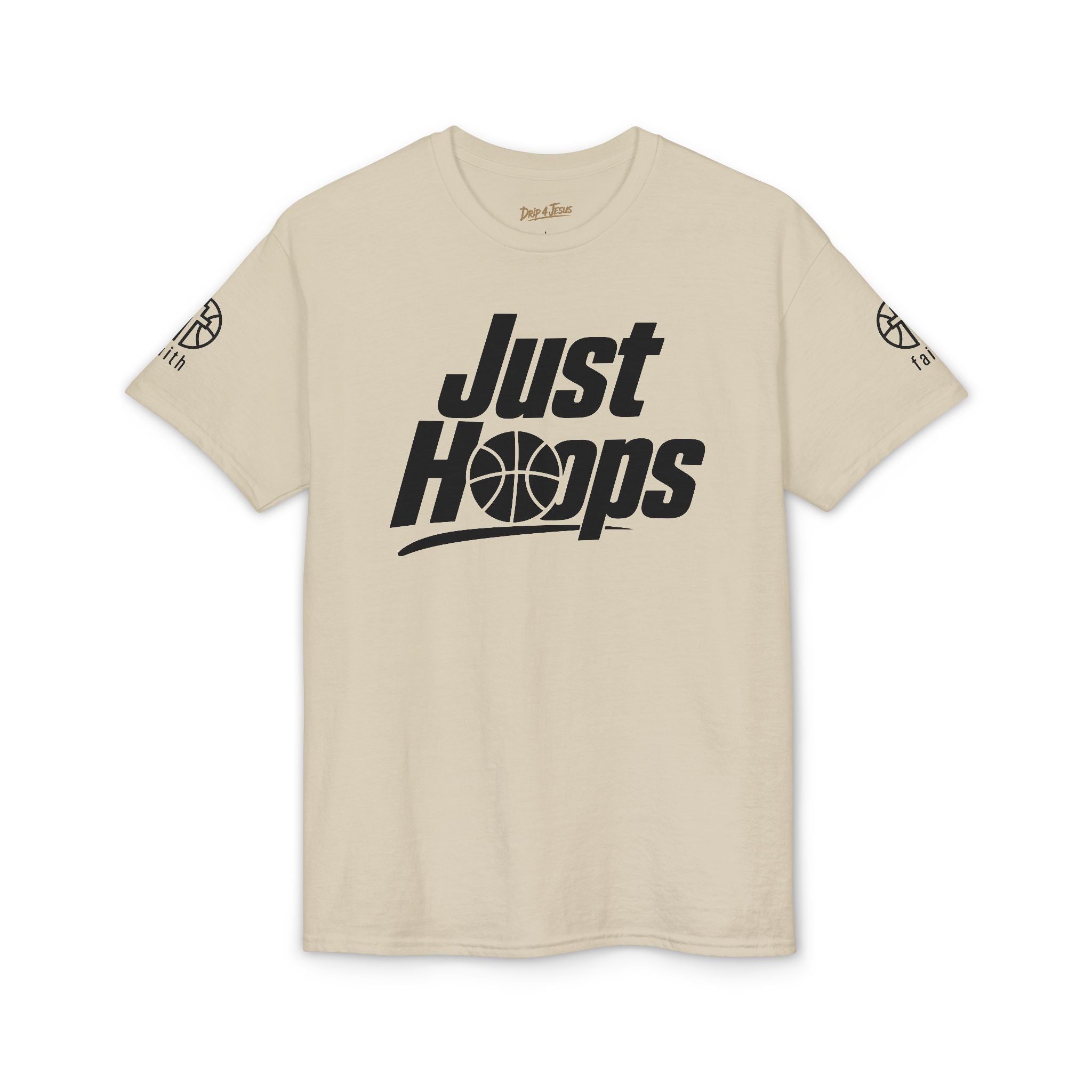 Just Hoops Basketball T-Shirt - Faith on Sleeve.