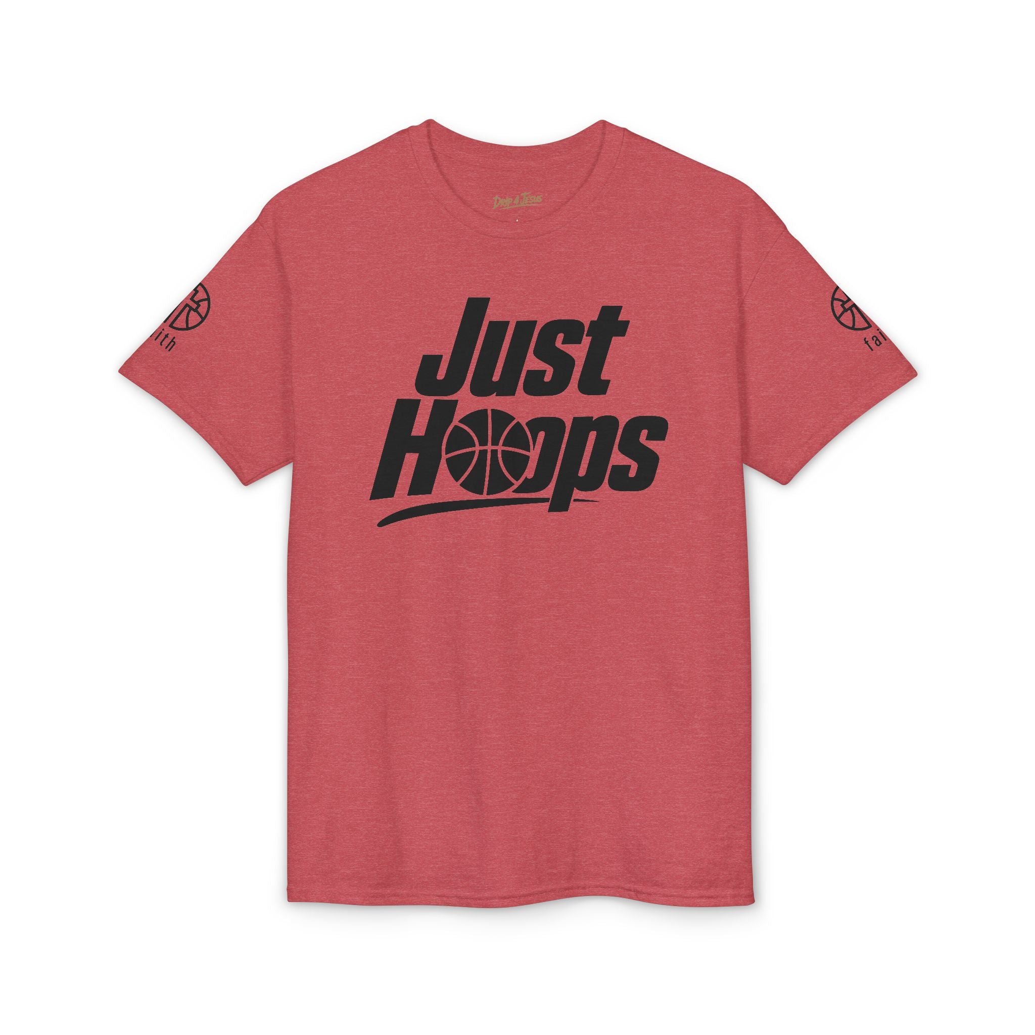 Just Hoops Basketball T-Shirt - Faith on Sleeve.
