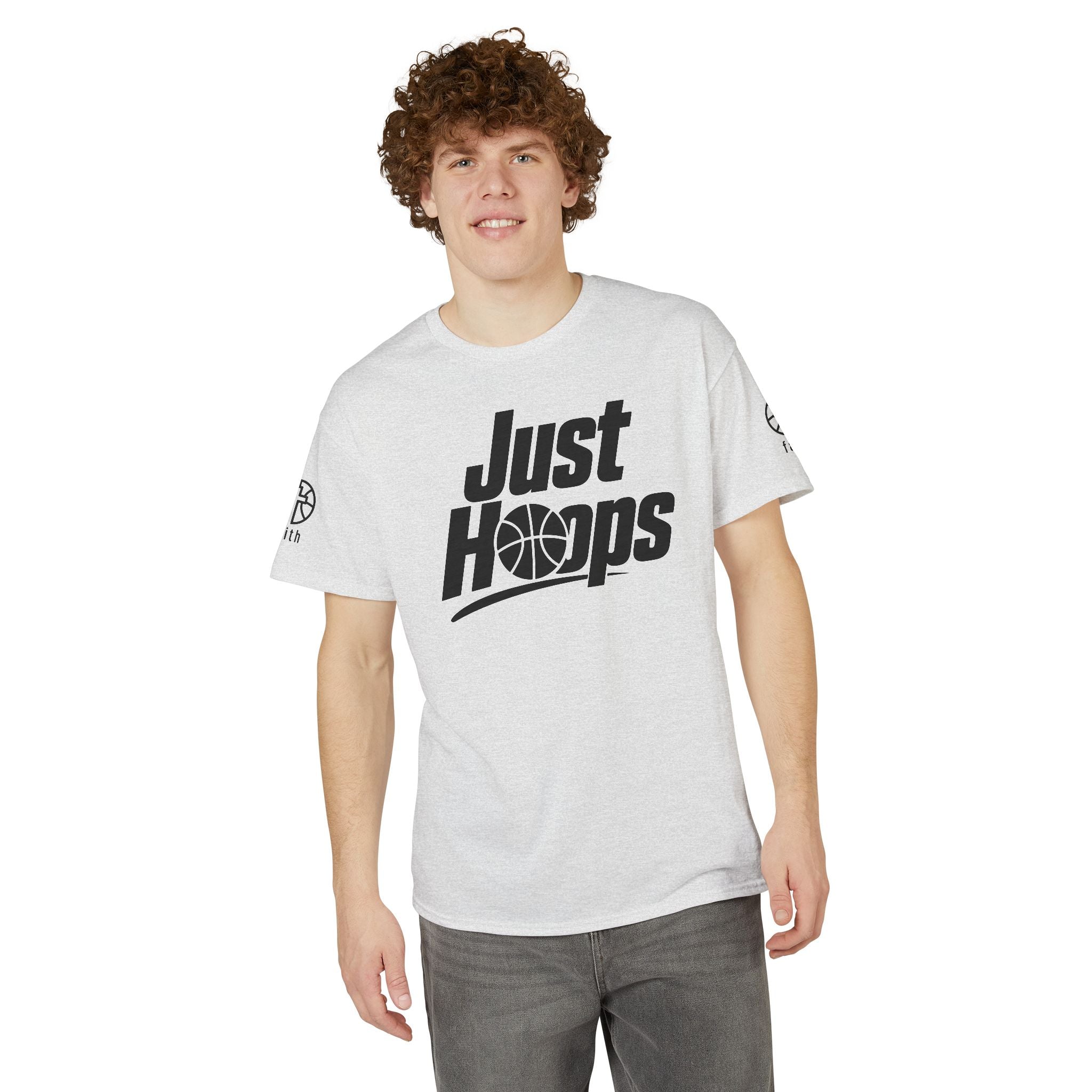 Just Hoops Basketball T-Shirt - Faith on Sleeve.