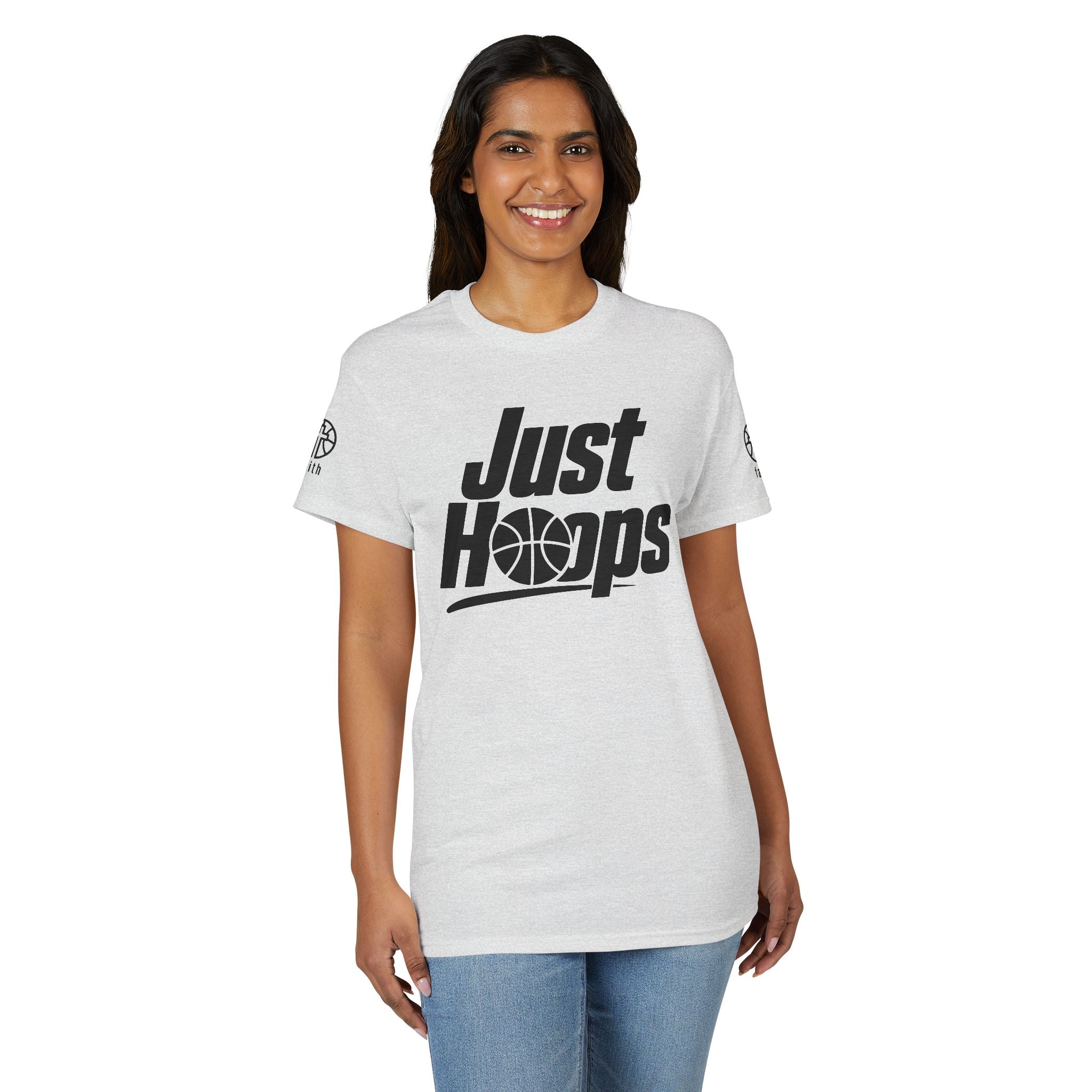 Just Hoops Basketball T-Shirt - Faith on Sleeve.