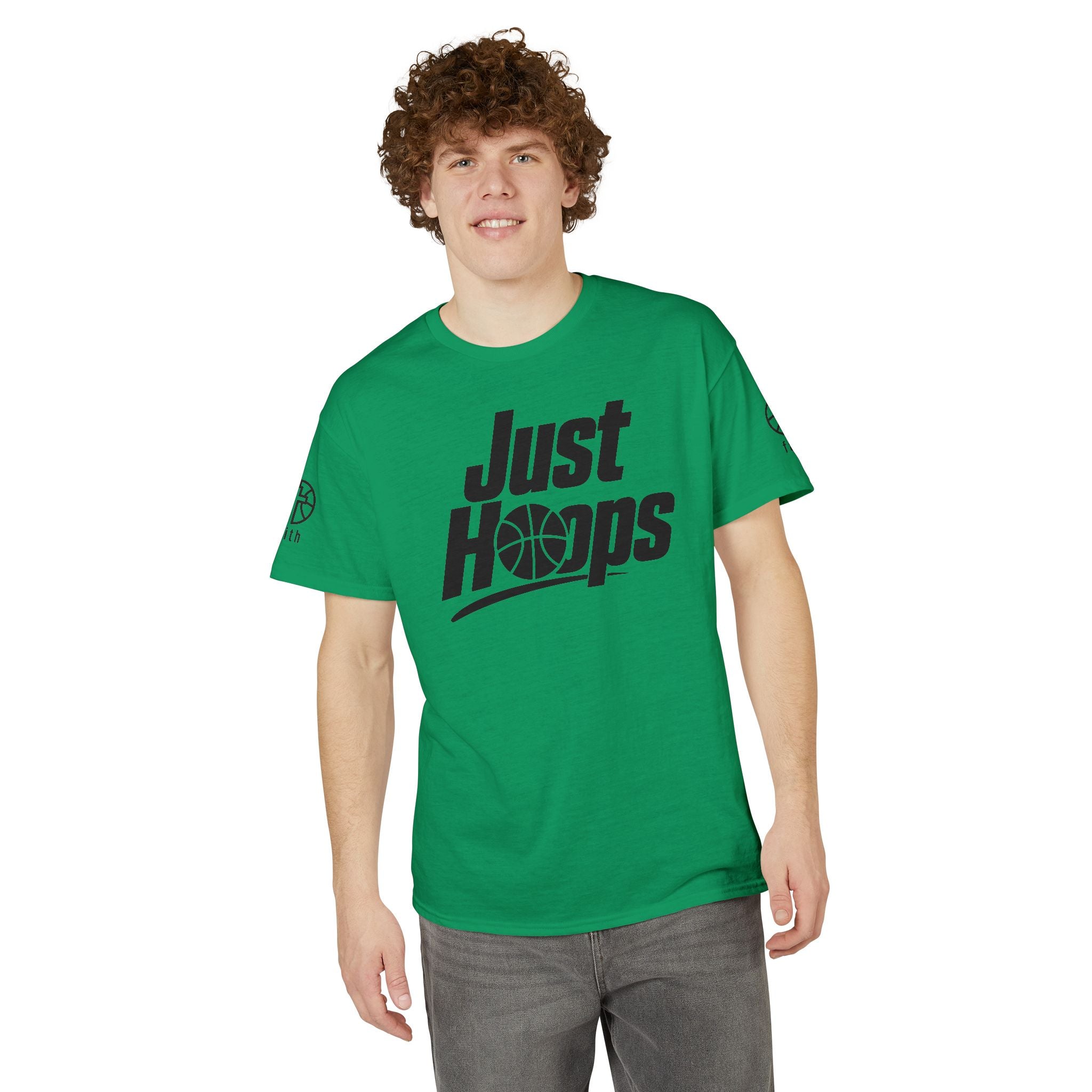 Just Hoops Basketball T-Shirt - Faith on Sleeve.