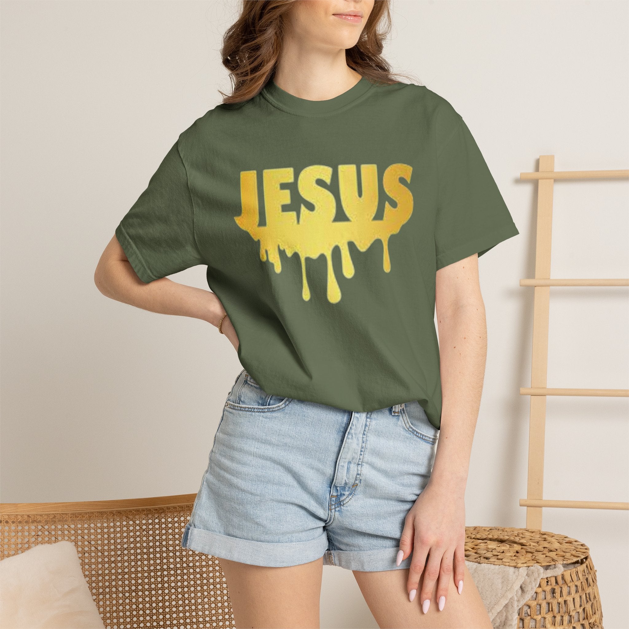 Drip 4 Jesus T-shirt - G.O.A.T - God over all things