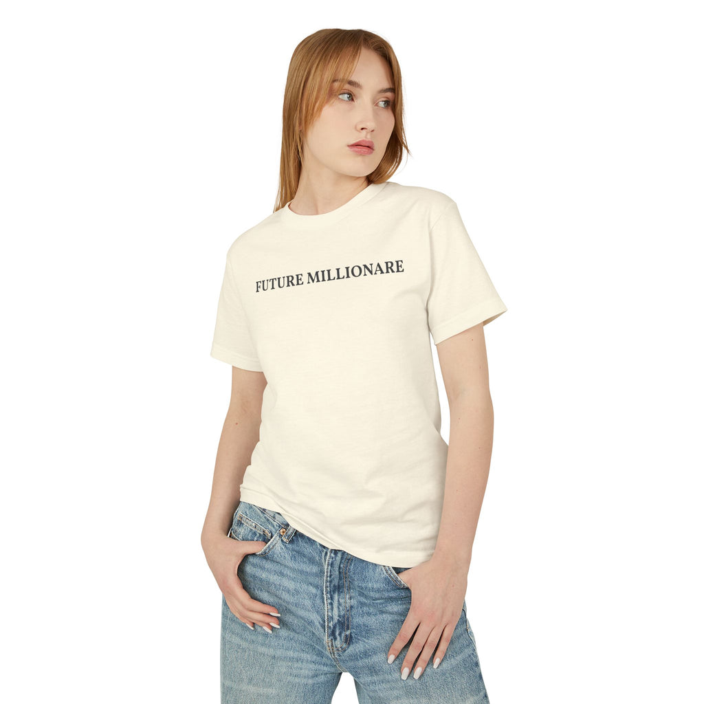 Future Millionaire Tee — "Rich in Faith"