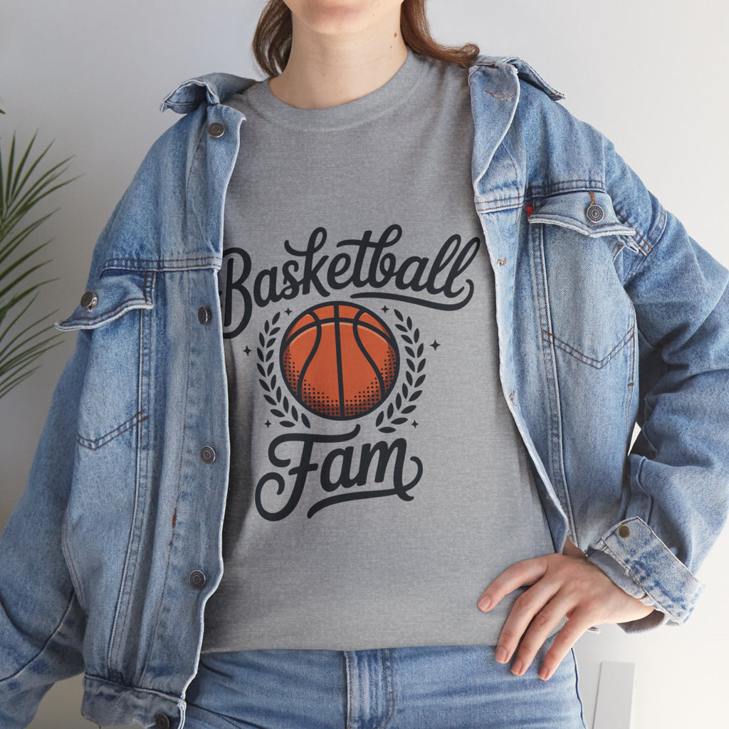 Basketball Family Unisex Heavy Cotton Tee