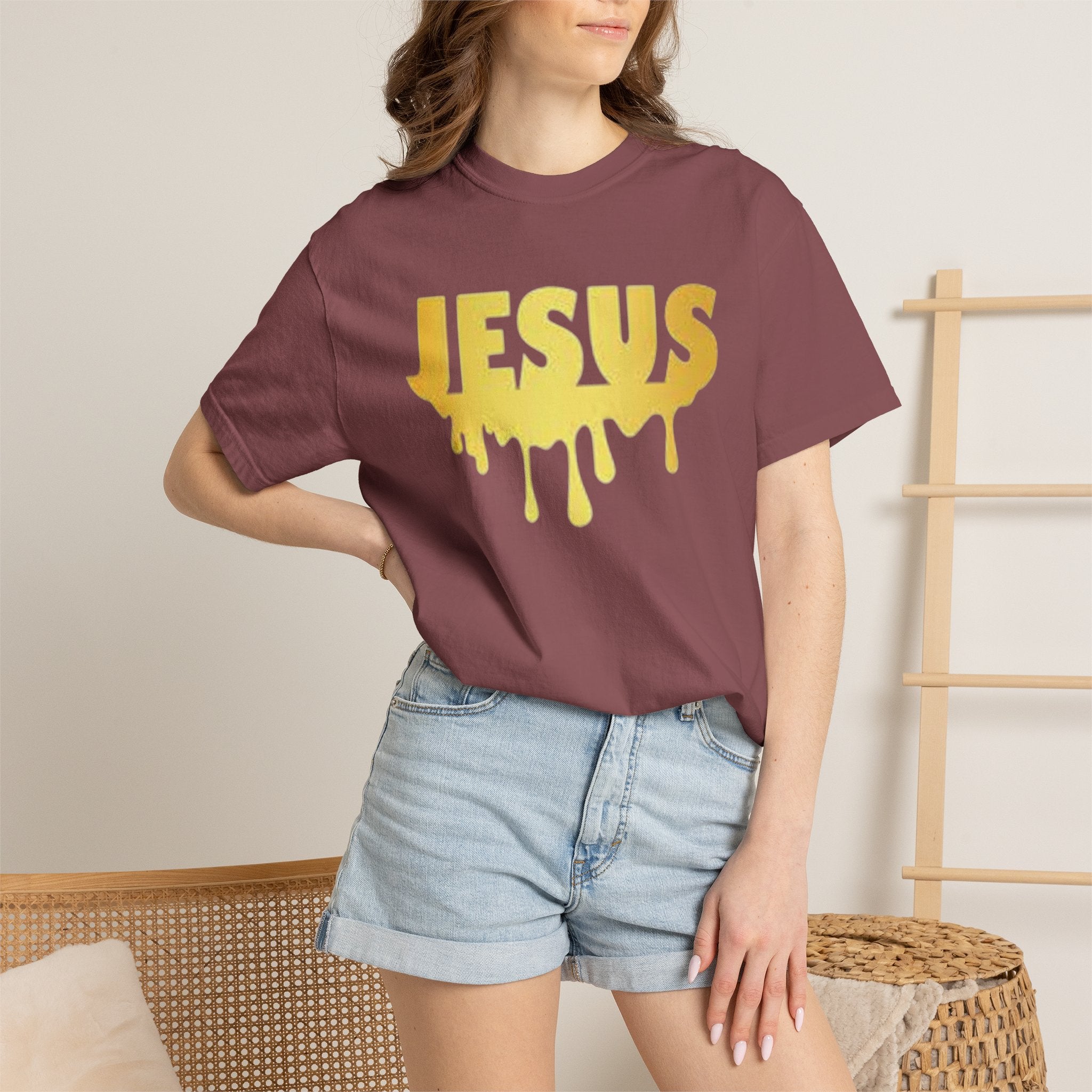Drip 4 Jesus T-shirt - G.O.A.T - God over all things