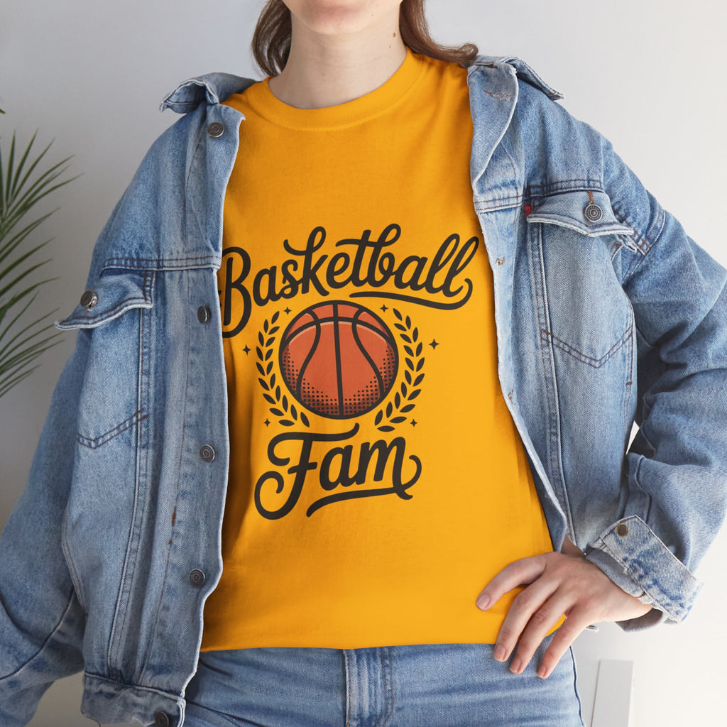 Basketball Family Unisex Heavy Cotton Tee