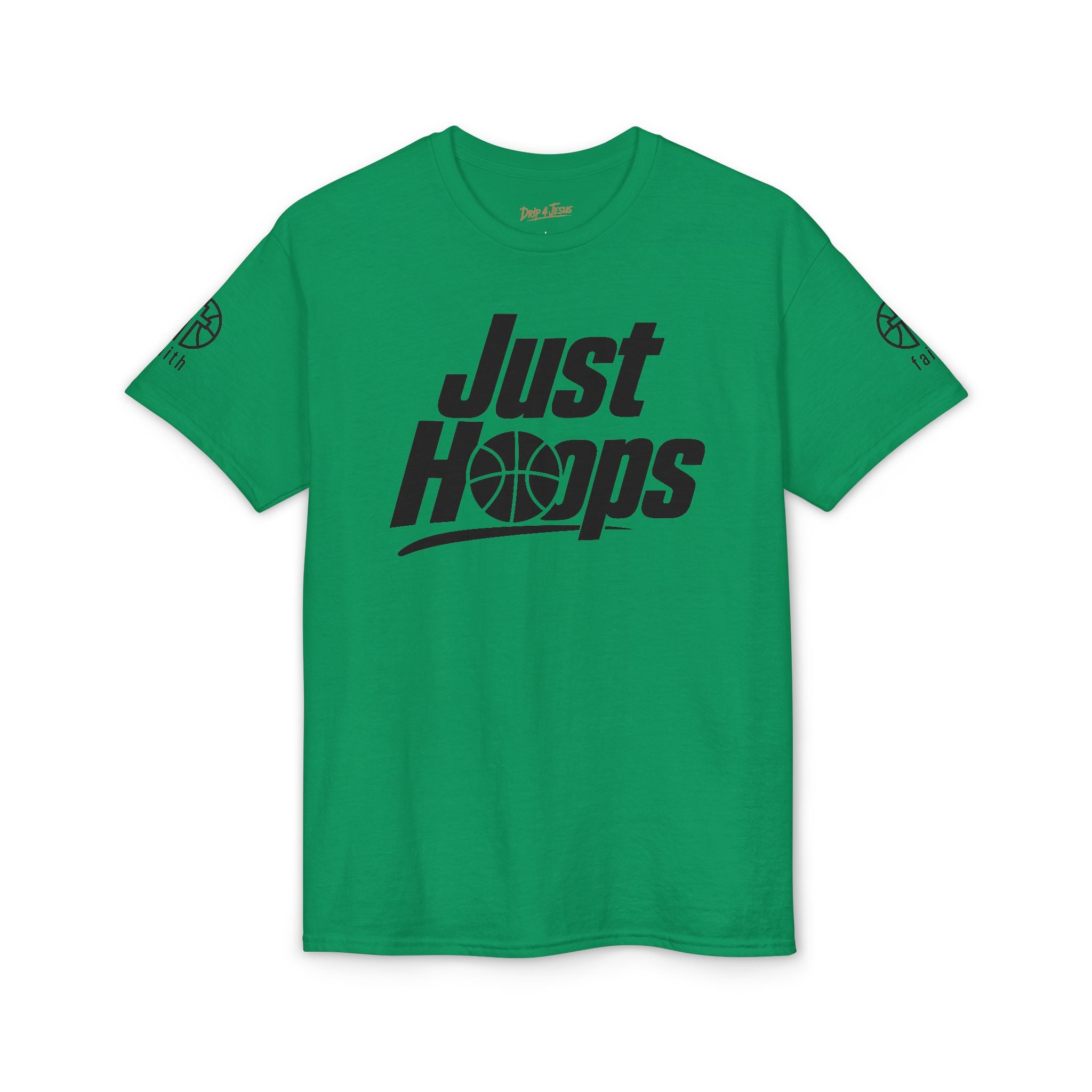 Just Hoops Basketball T-Shirt - Faith on Sleeve.