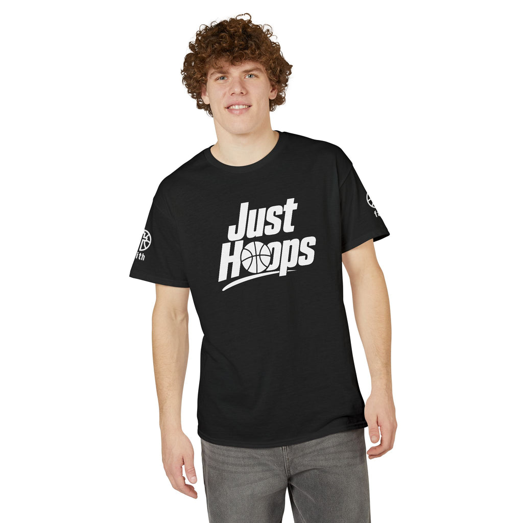 Just Hoops Basketball T-Shirt - Faith on Sleeve.