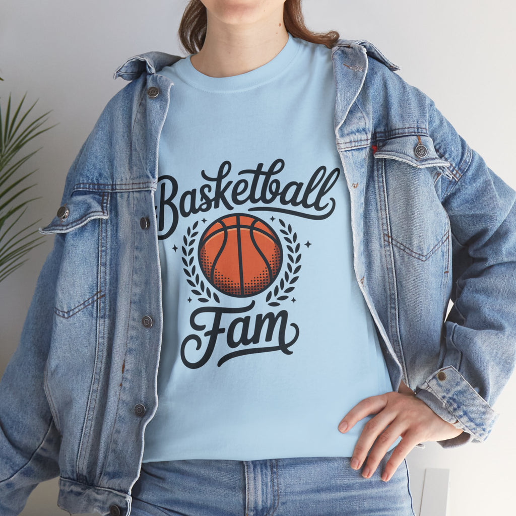 Basketball Family Unisex Heavy Cotton Tee