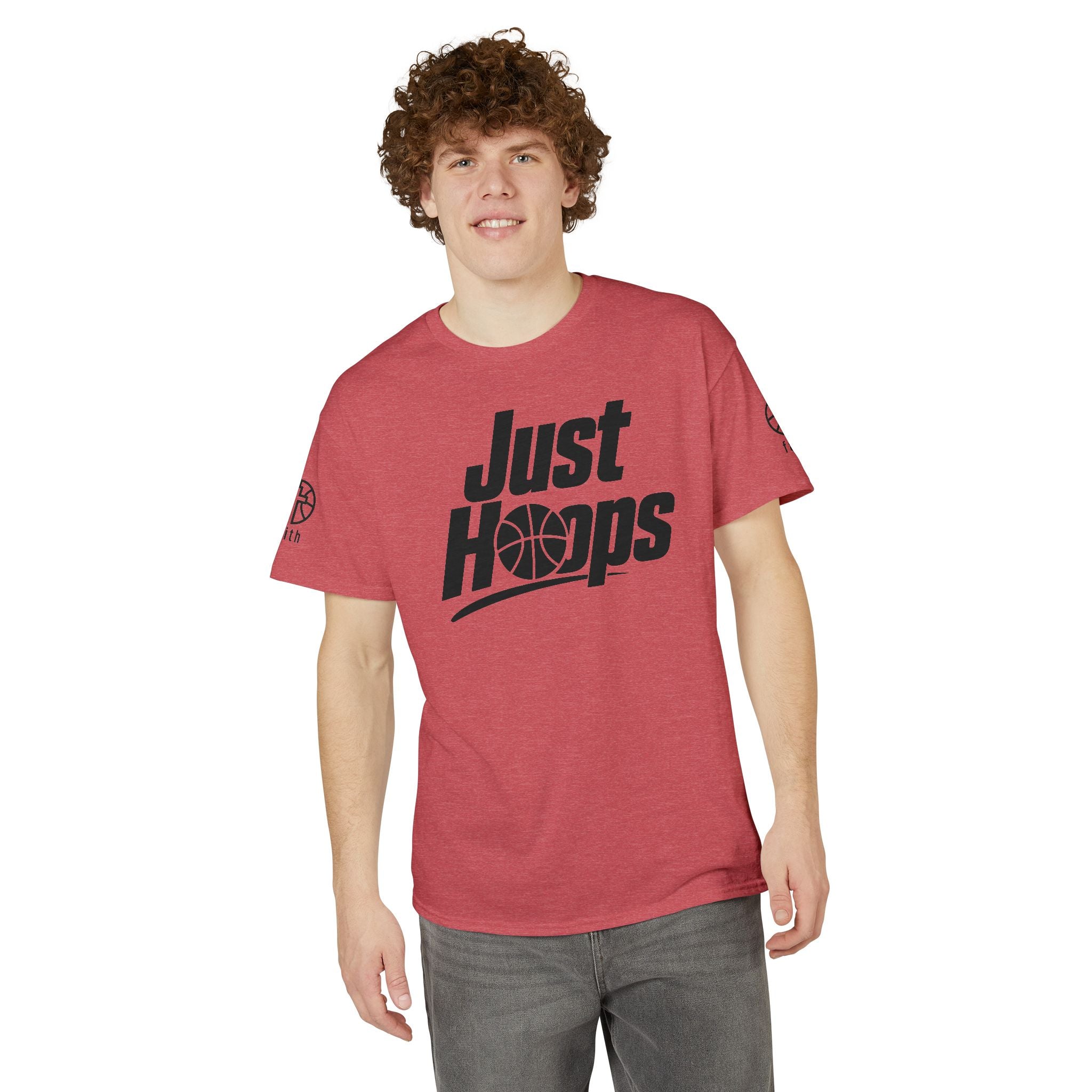 Just Hoops Basketball T-Shirt - Faith on Sleeve.