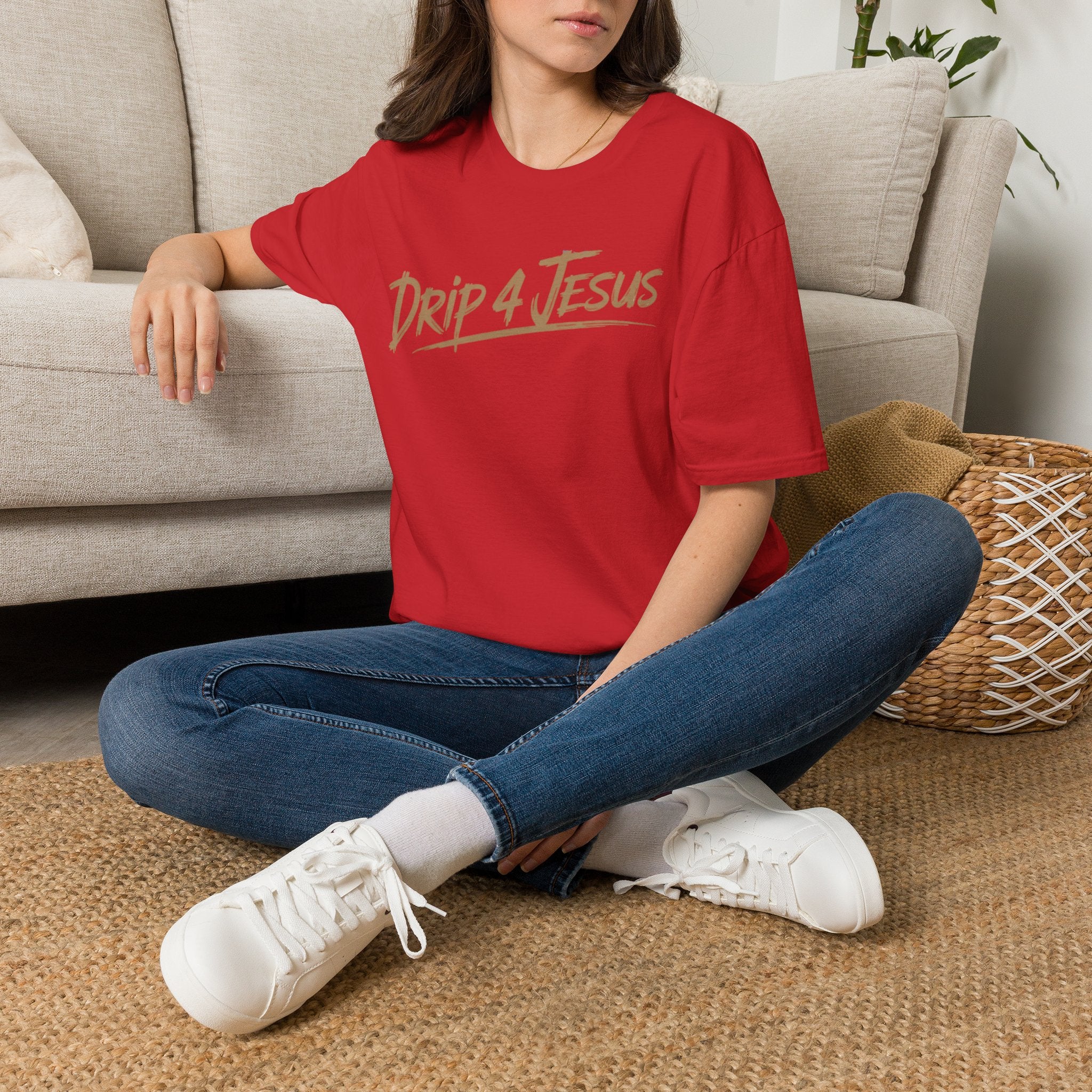 Drip 4 Jesus T-shirt - Simple Cross