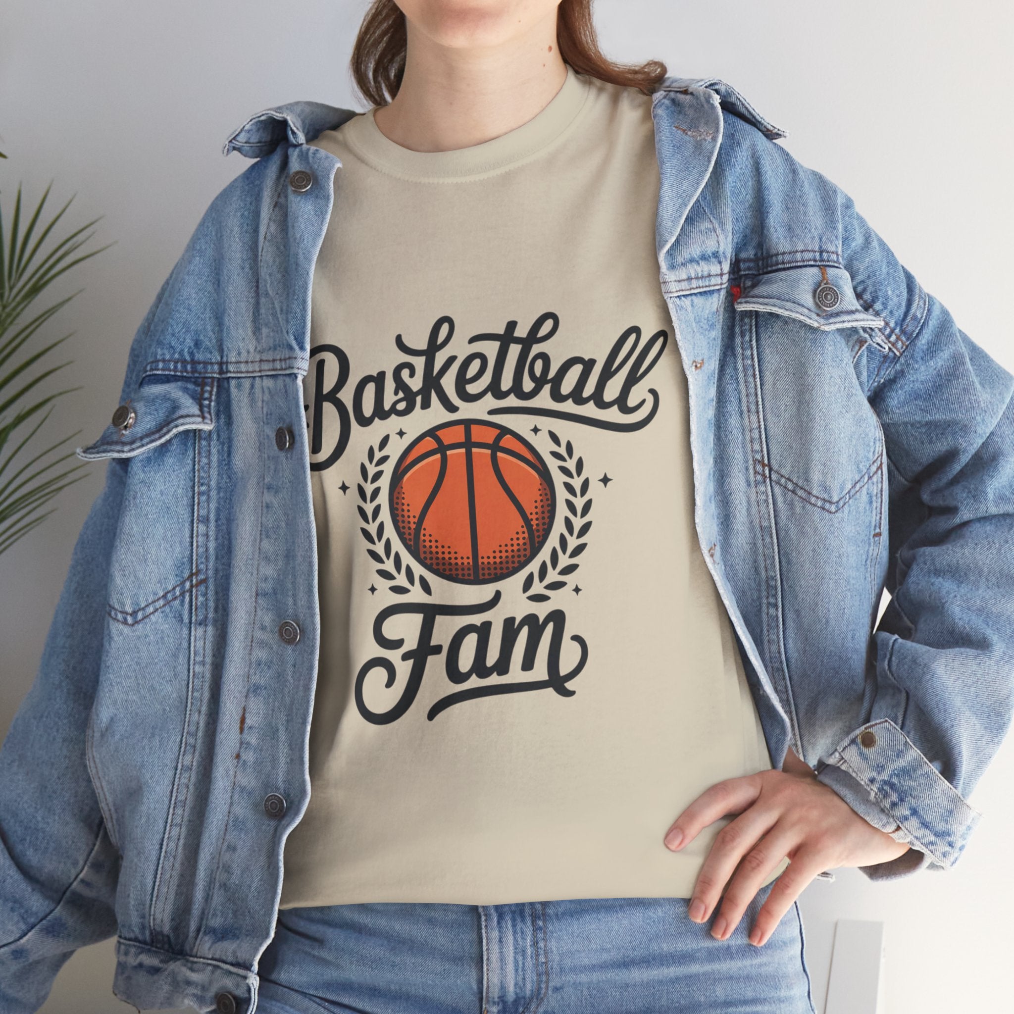Basketball Family Unisex Heavy Cotton Tee