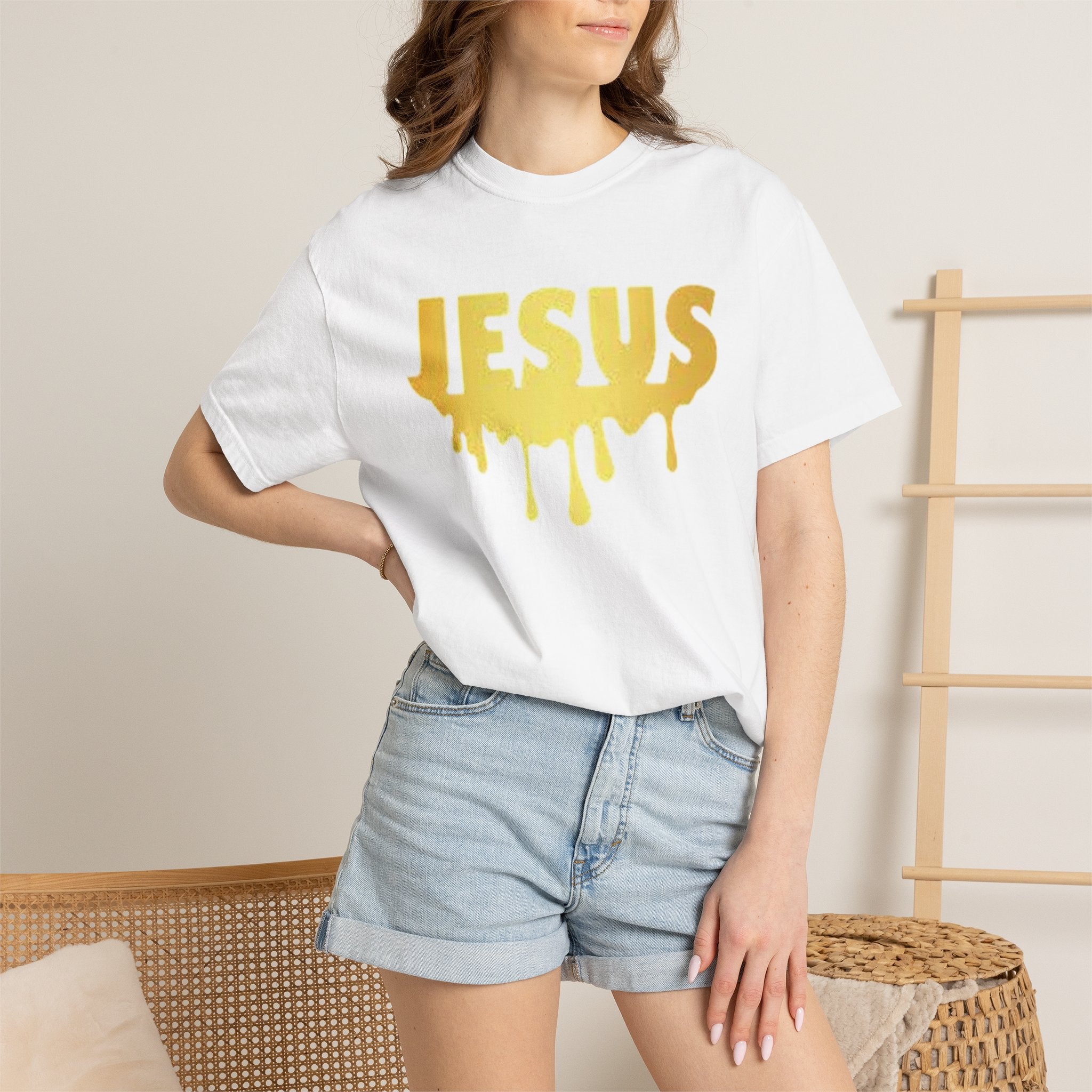 Drip 4 Jesus T-shirt - G.O.A.T - God over all things