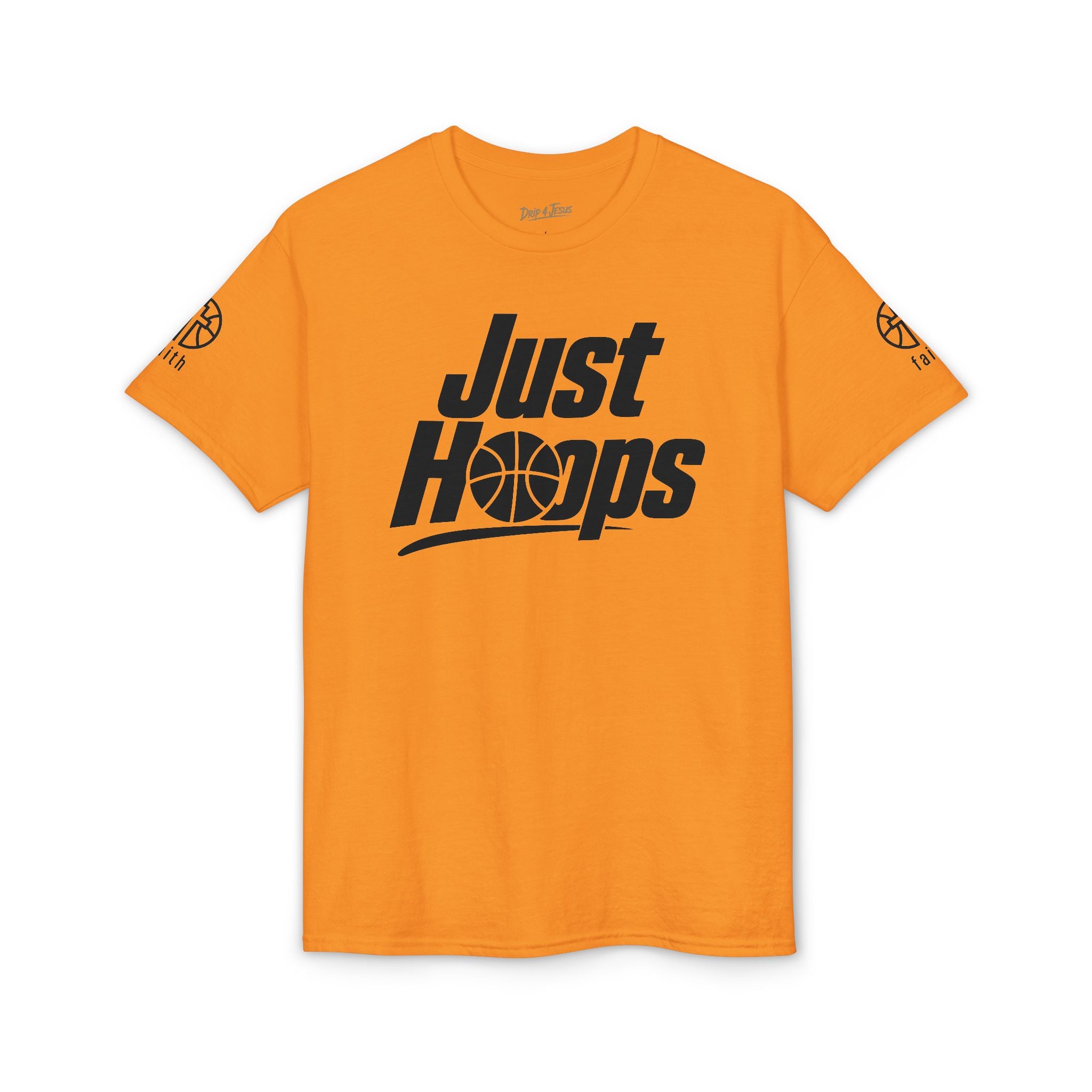 Just Hoops Basketball T-Shirt - Faith on Sleeve.