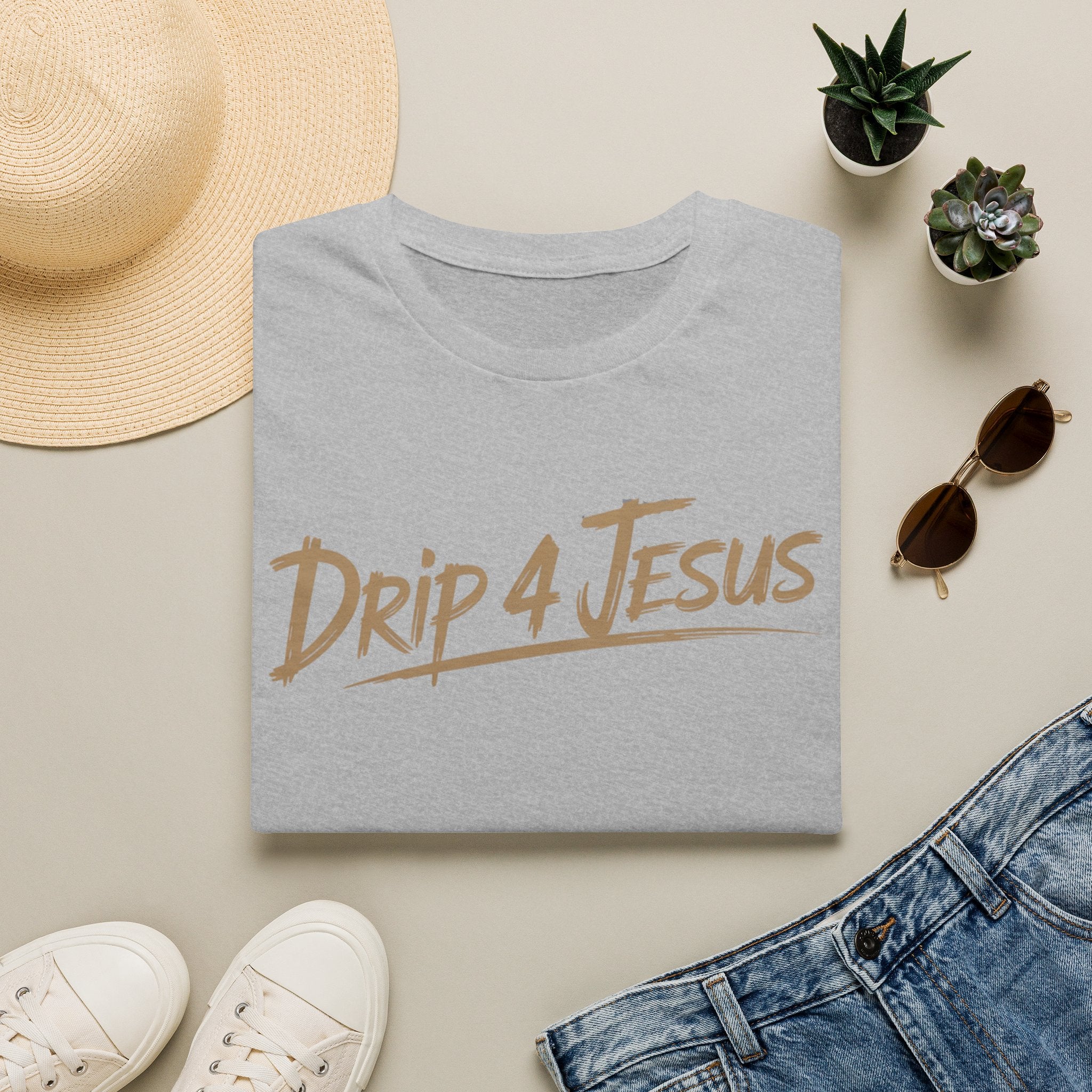 Drip 4 Jesus T-shirt - Simple Cross