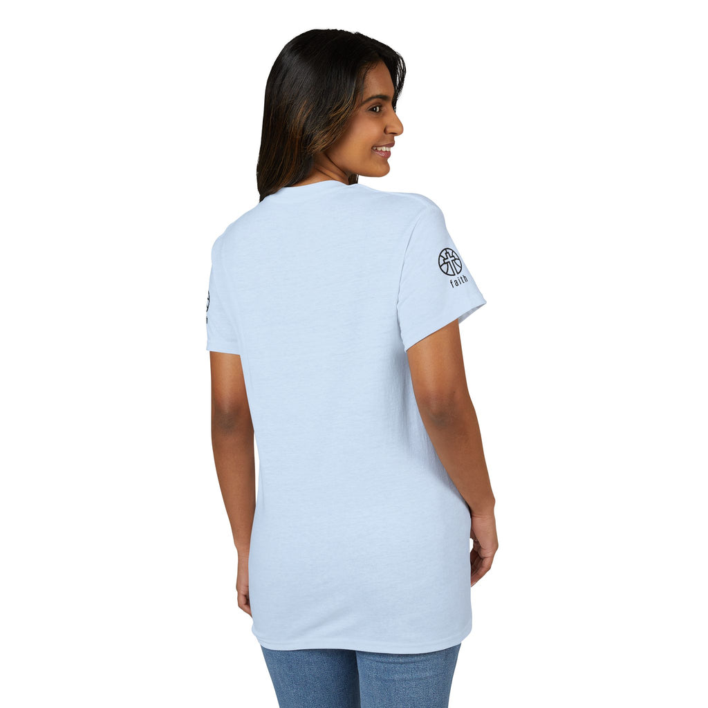 Just Hoops Basketball T-Shirt - Faith on Sleeve.