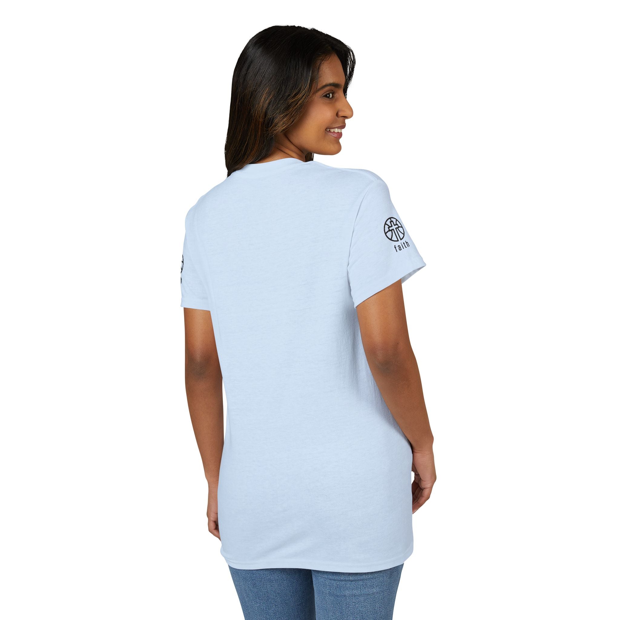 Just Hoops Basketball T-Shirt - Faith on Sleeve.