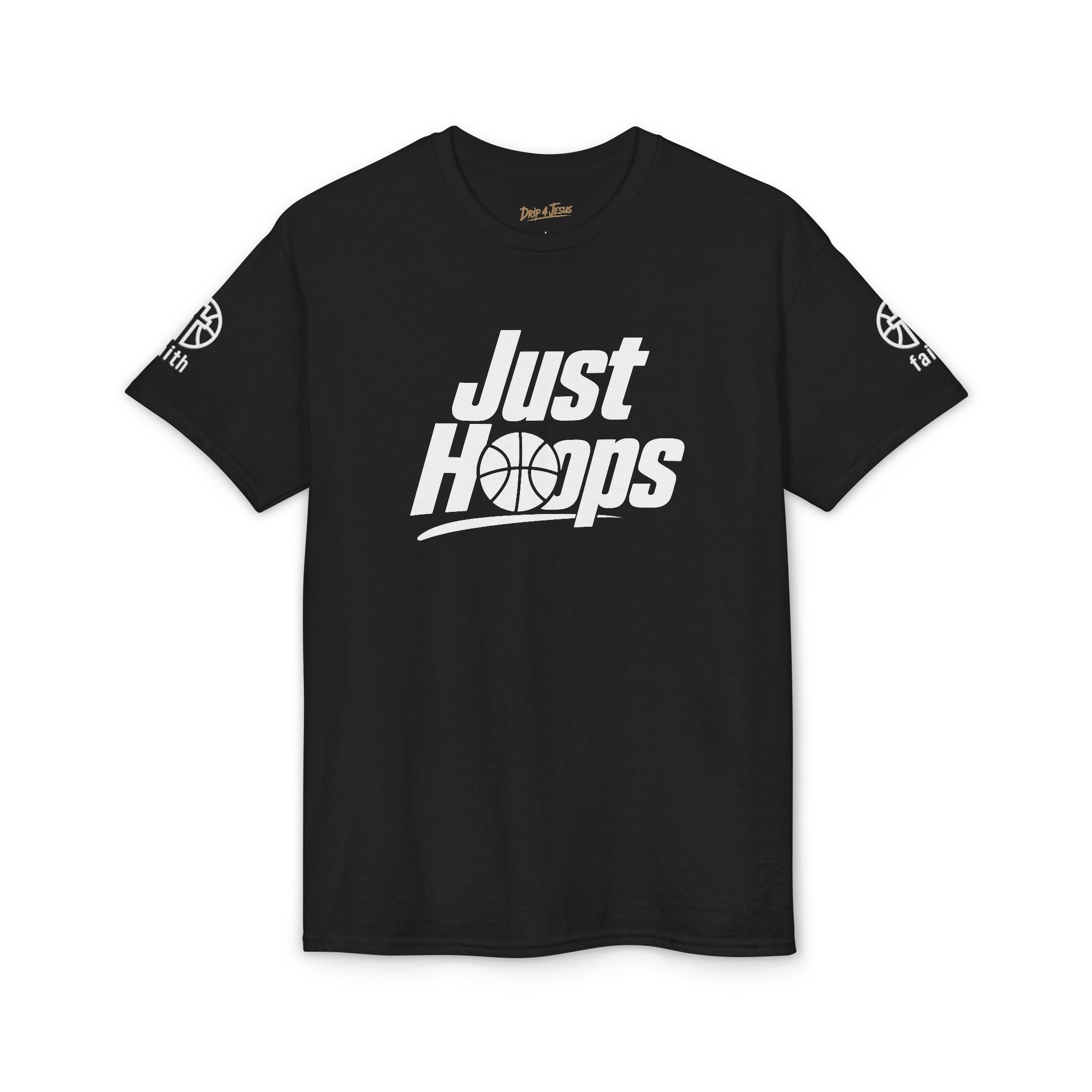 Just Hoops Basketball T-Shirt - Faith on Sleeve.
