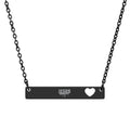 Jesus - Heart Bar Necklace